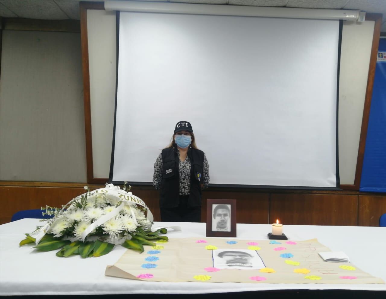 Entrega de restos víctimas del conflicto armado.