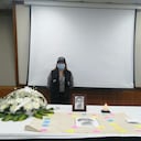 Entrega de restos víctimas del conflicto armado.