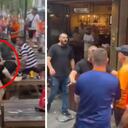 Batalla campal en la Eurocopa.