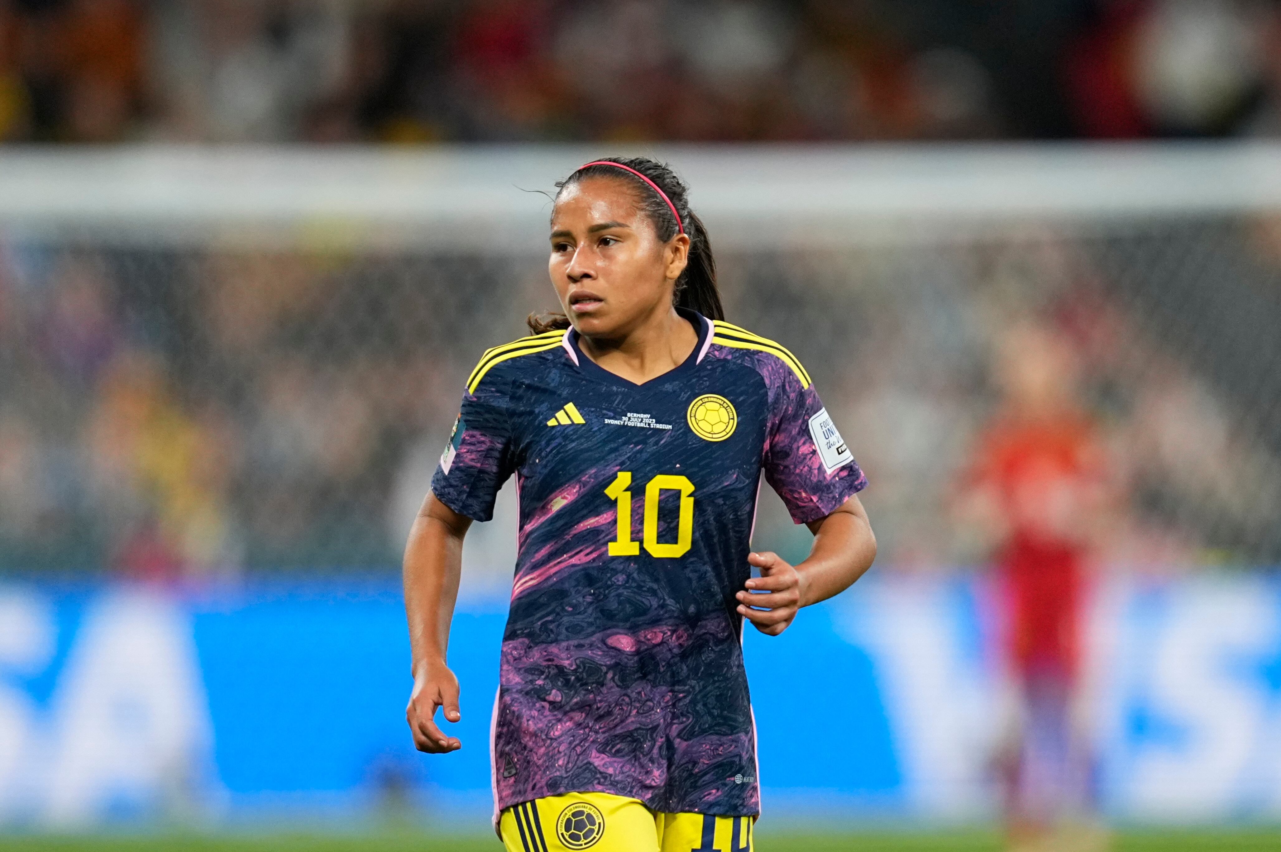 Leicy Santos con la Selección Colombia
