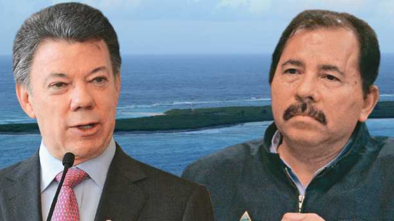 Juan Manuel Santos y Daniel Ortega.