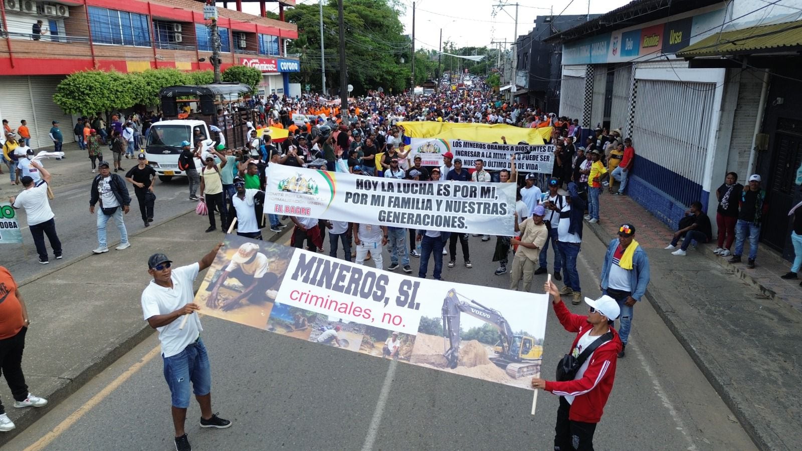 Paro minero en Valdivia Antioquia