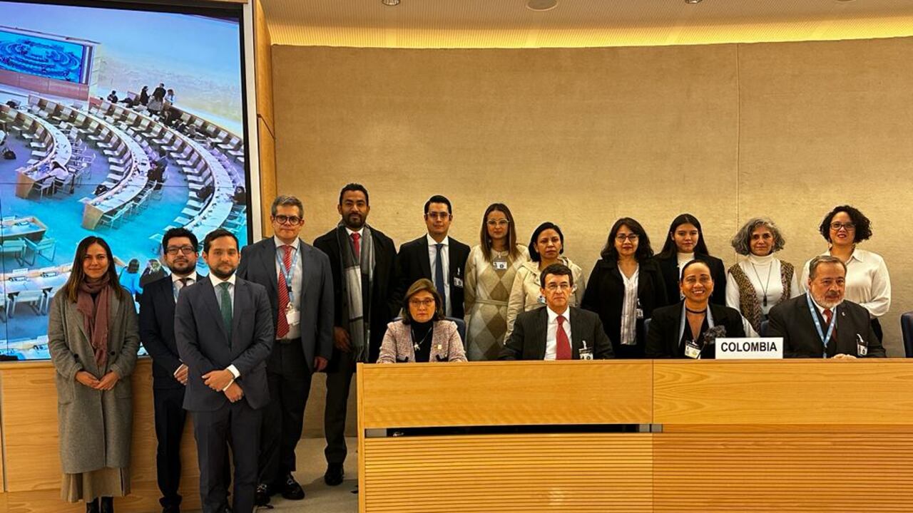 La delegación de Colombia presentó el examen en la ONU.