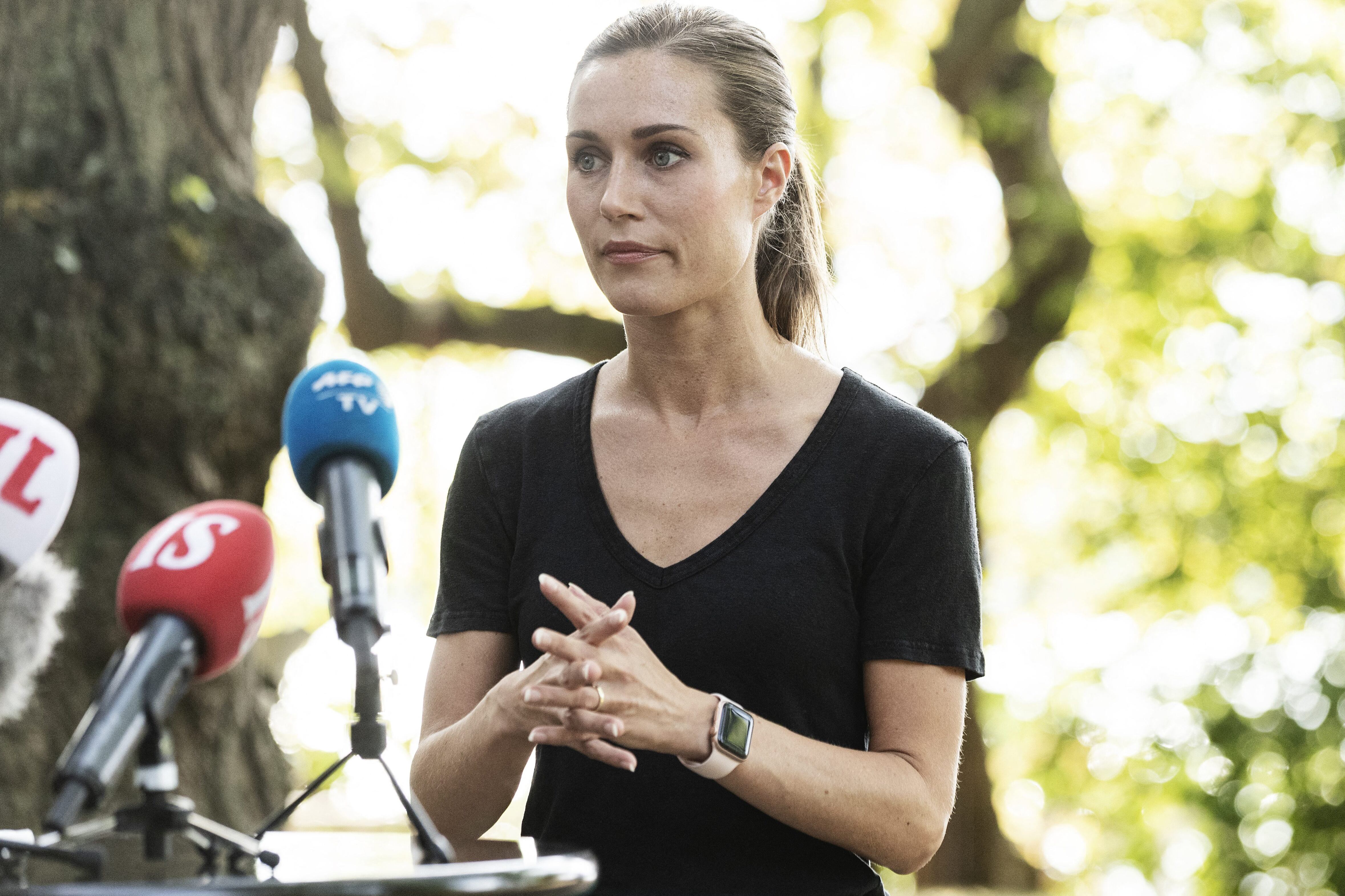 Sanna Marin, primer ministra de Finlandia.