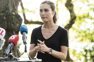 Sanna Marin, primer ministra de Finlandia.