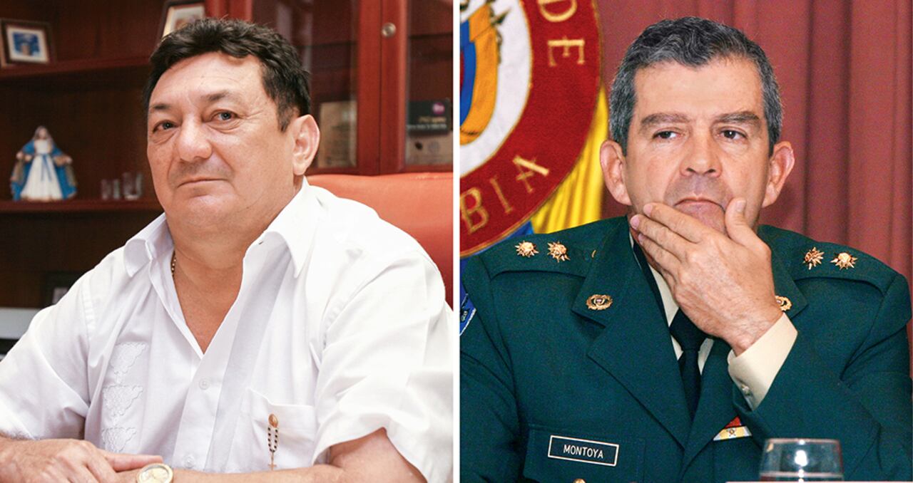 Julio Enrique Acosta, exgobernador de Arauca, y el general (r) Mario Montoya fueron algunos de los salpicados por el exjefe del Clan del Golfo.