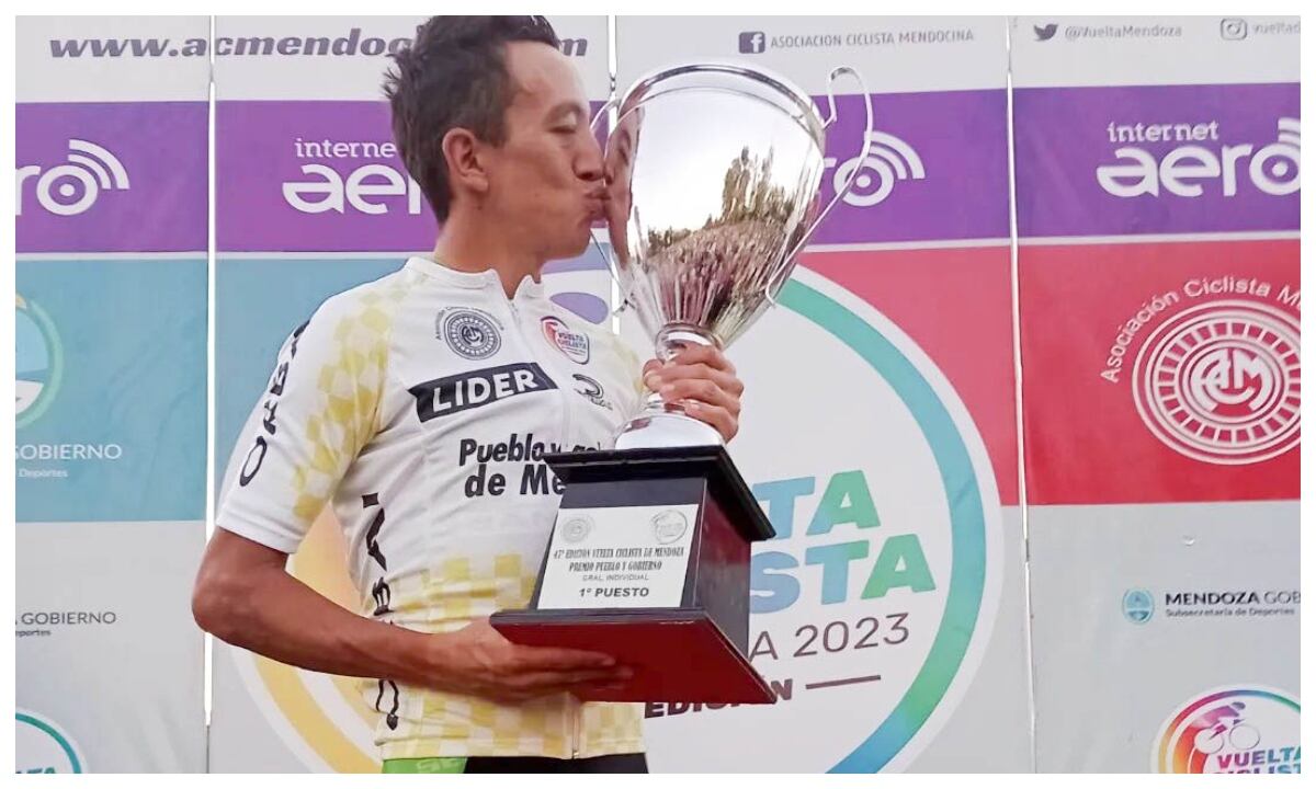 La Vuelta de Mendoza ya tiene dueño Nicolás Paredes integrante del Equipo Continental SEP San Juan