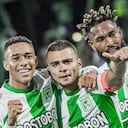 Jhon Duque anotó el primer gol para el verdolaga.