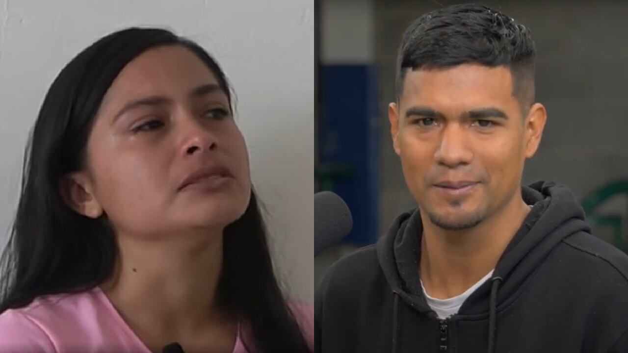 Evelyn Rodas y su exesposo Brayan Campo, confeso asesino de Sofía Delgado.