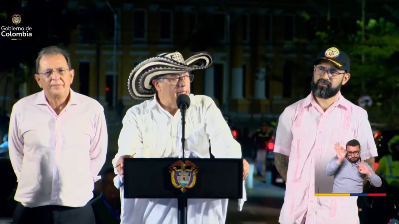 El presidente estuvo en Barranquilla este 30 de enero.