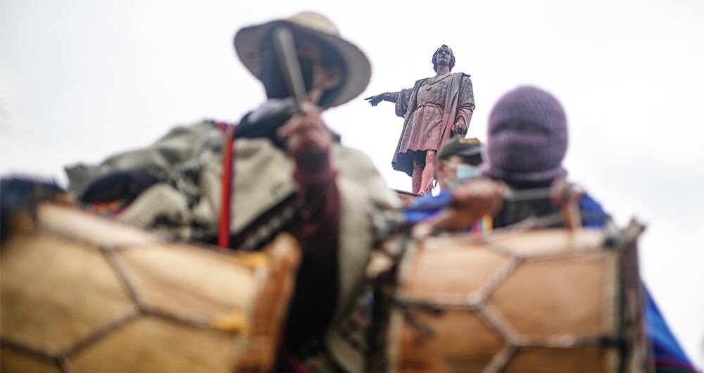 Monumento a Cristóbal Colón en Bogotá