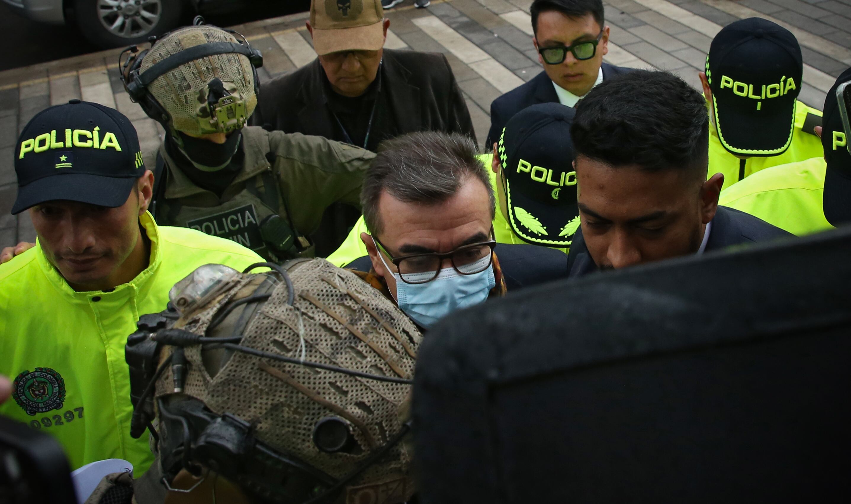 Olmedo López  exdirector de la UNGRD llega  a la Sala de Instrucción de la Corte Suprema de Justicia para que declare en la indagación preliminar que se adelanta contra el congresista Wadith Manzur
Bogota mayo 29 del 2024
Foto Guillermo Torres Reina / Semana