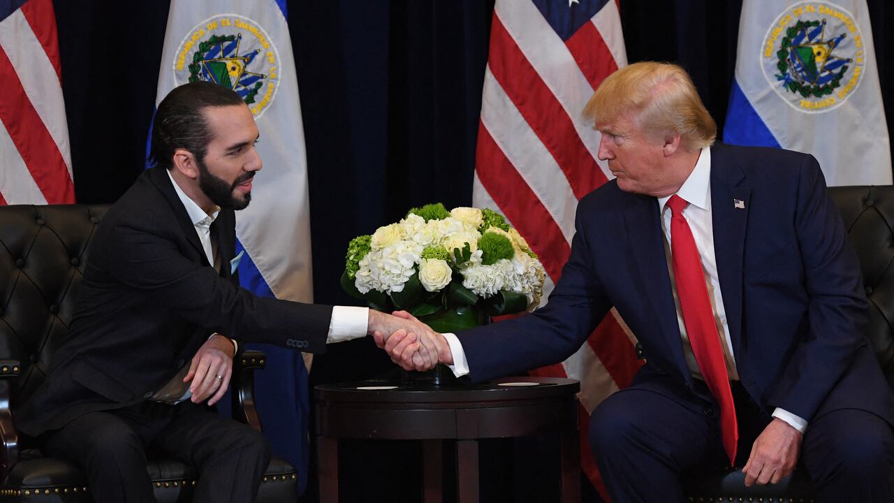 Donald Trump y Nayib Bukele ya se habían reunido una vez en septiembre del 2019 durante la primera administración del mandatario estadounidense.