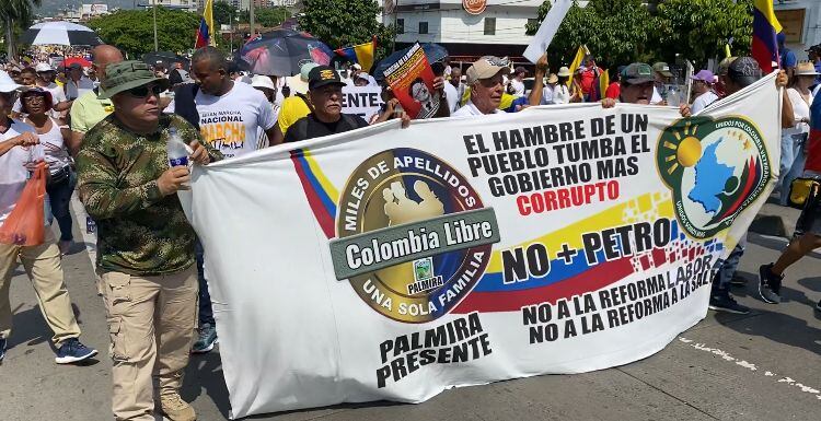 Marcha en Cali - 20 de junio