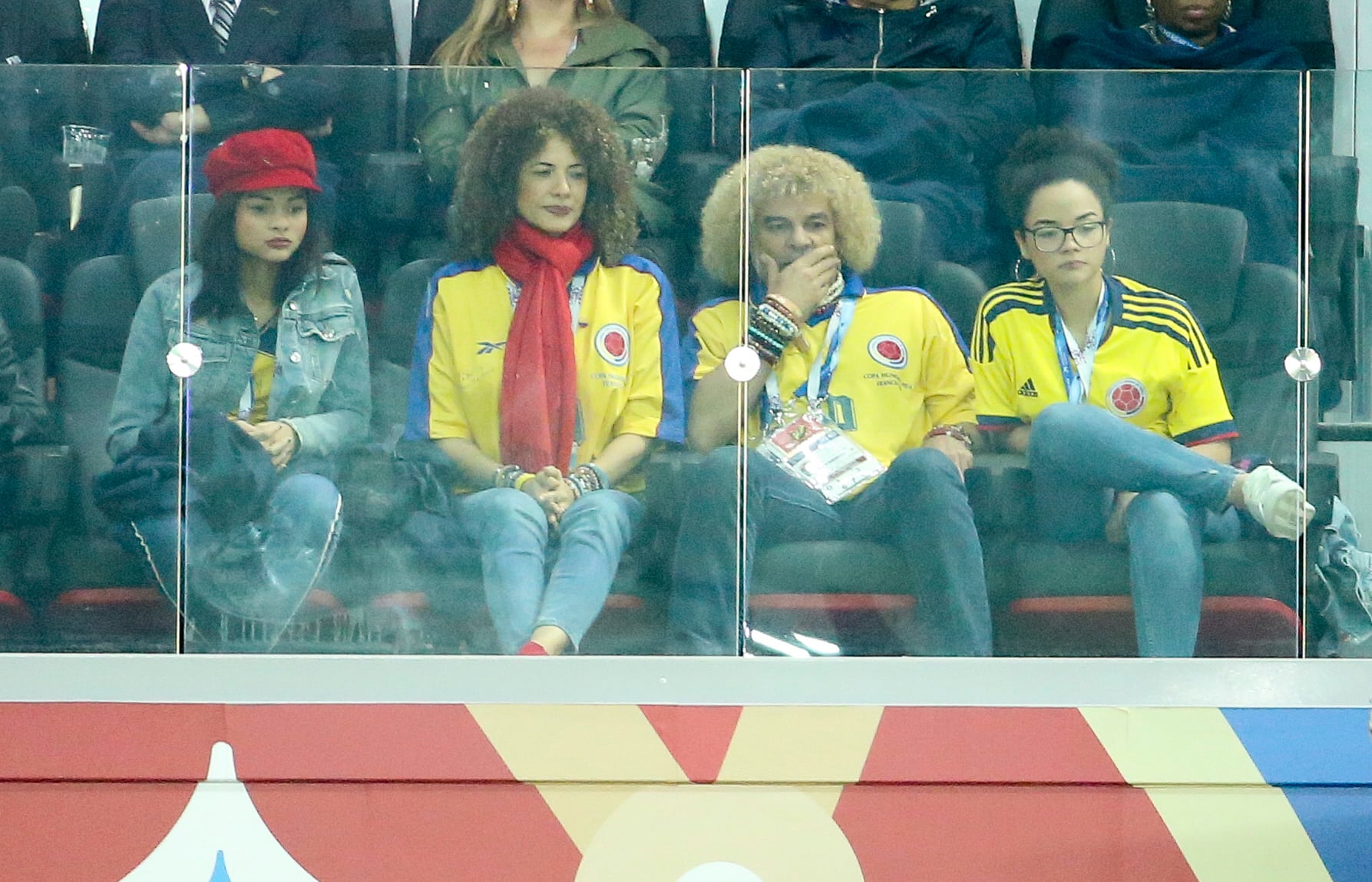 Es bastante común ver a Carlos El Pibe Valderrama acompañando a la Selección Colombia (imagen de 2018).