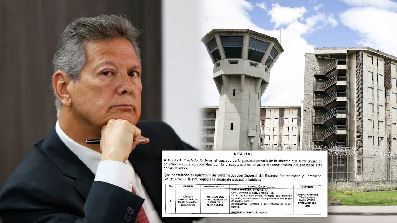 El exsenador Antonio Guerra de la Espriella fue enviado finalmente a la cárcel La Picota, en Bogotá.