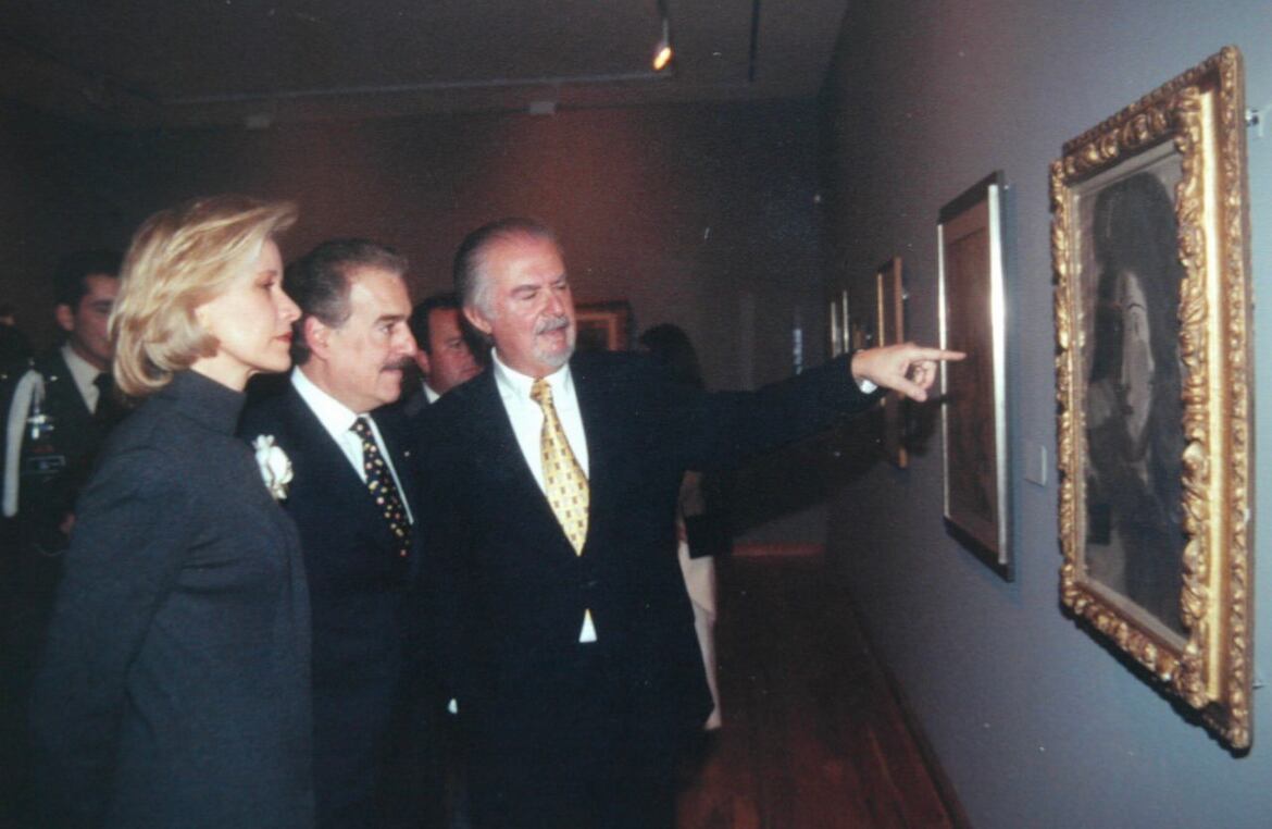 Andrés Pastrana y Fernando Botero.