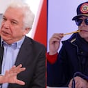 De izquierda a derecha: Carlos Alonso Lucio y Gustavo Petro.