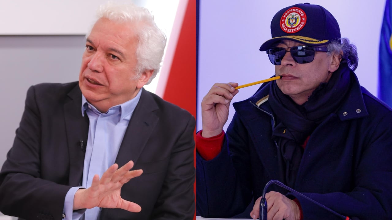 Carlos Alonso Lucio y Gustavo Petro.
