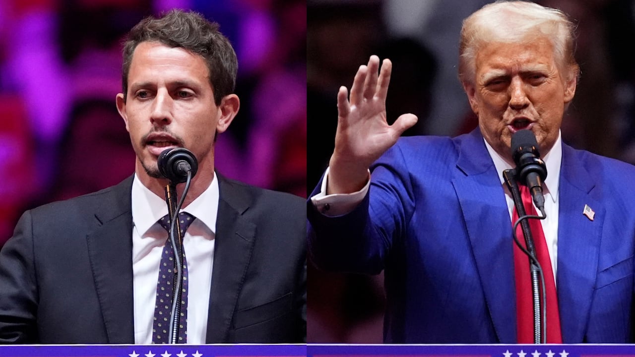 Tony Hinchcliffe y Donald Trump