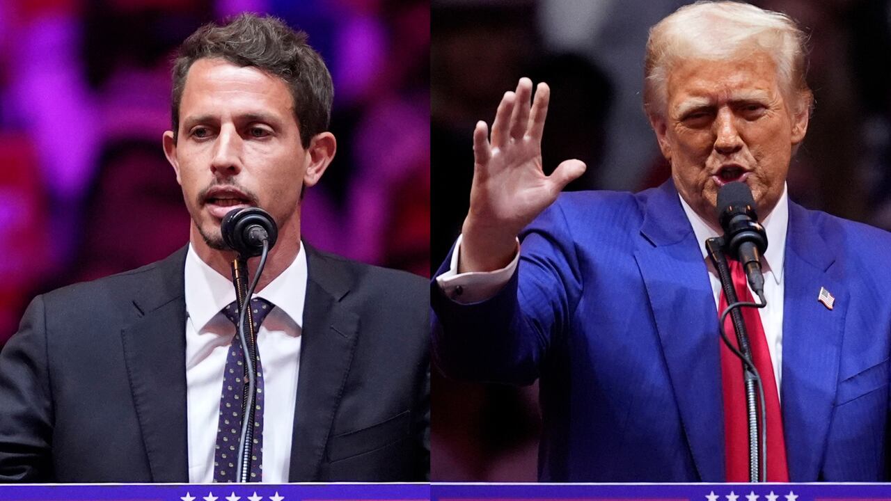 Tony Hinchcliffe y Donald Trump