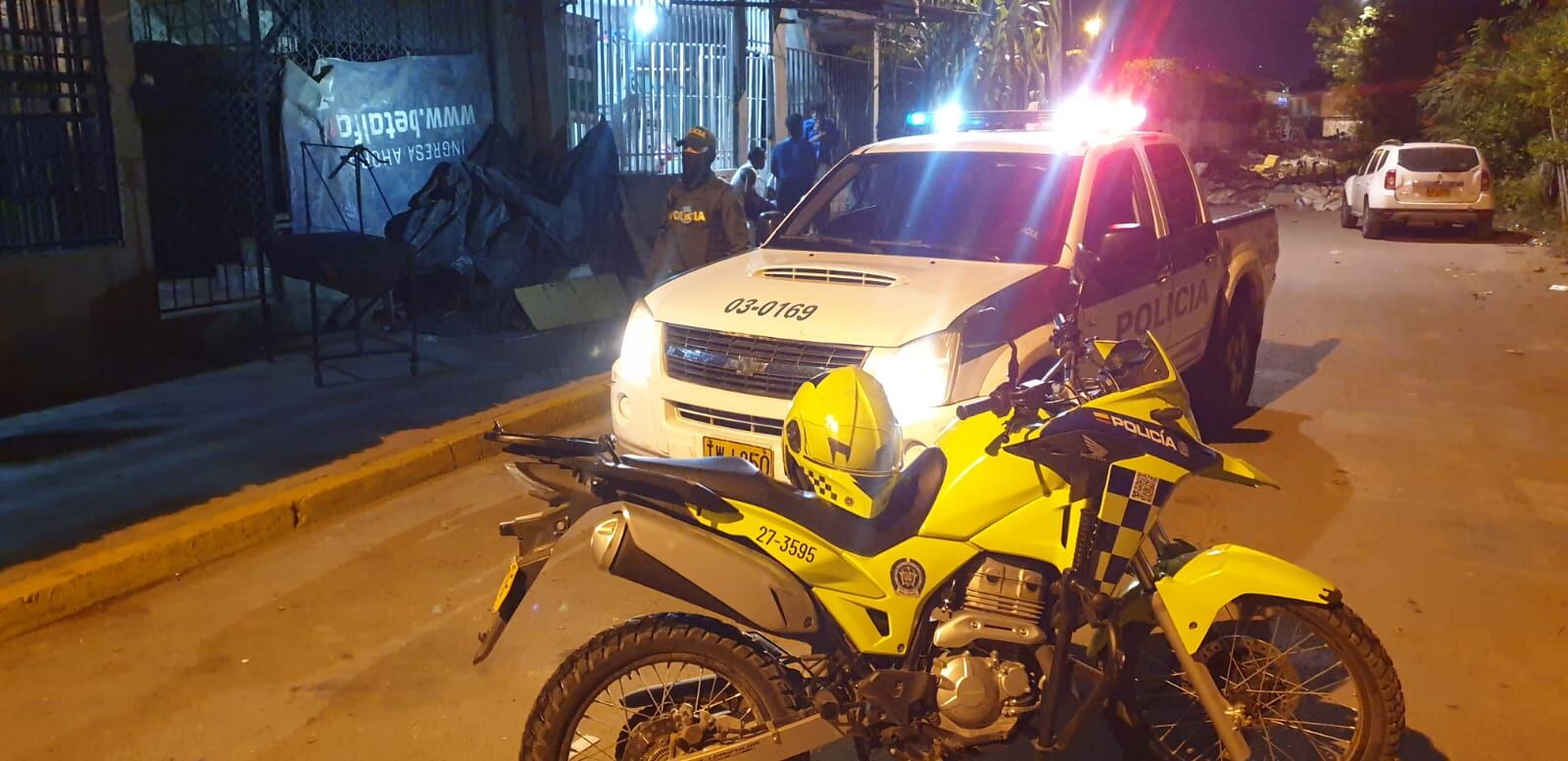 El patrullero fue asesinado en el barrio Los Naranjos, oriente de Cali.