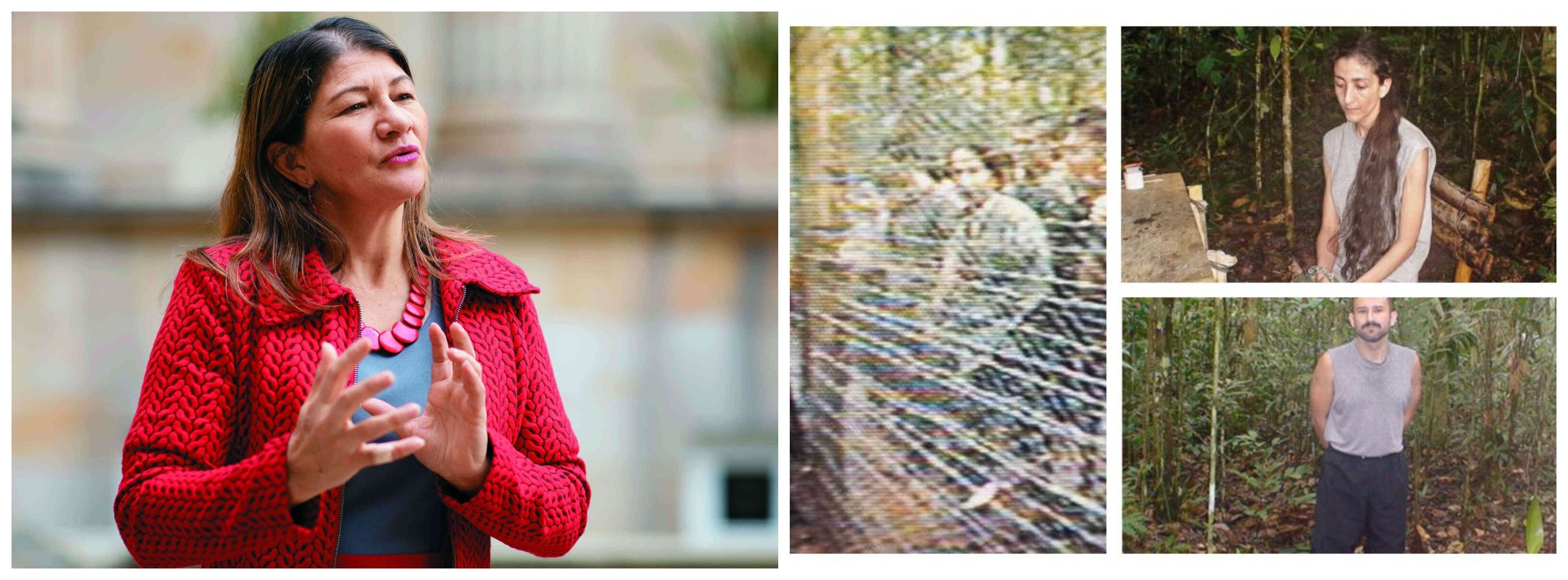 Sandra Ramírez y secuestrados