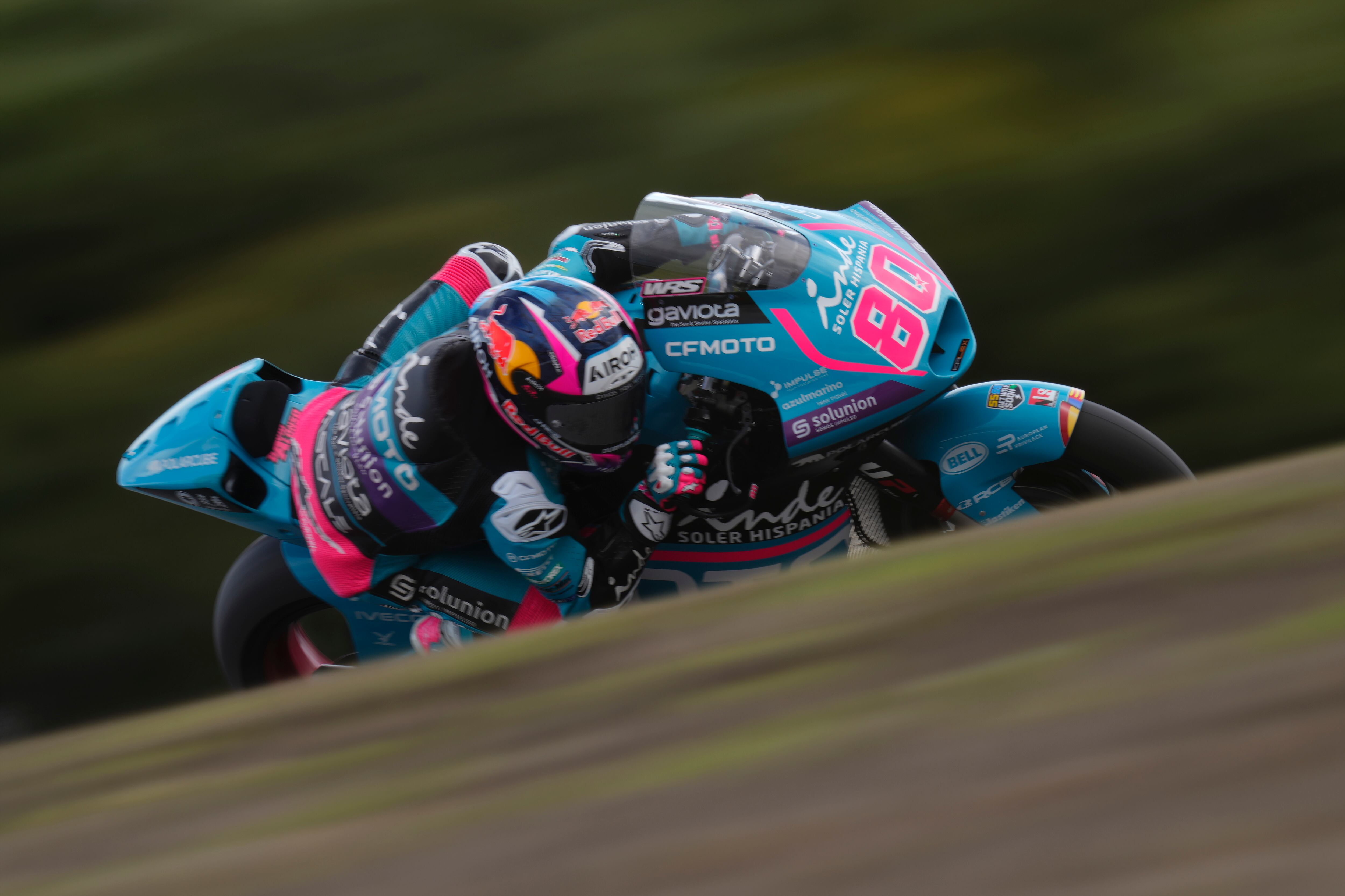 David Alonso durante el GP de Portugal