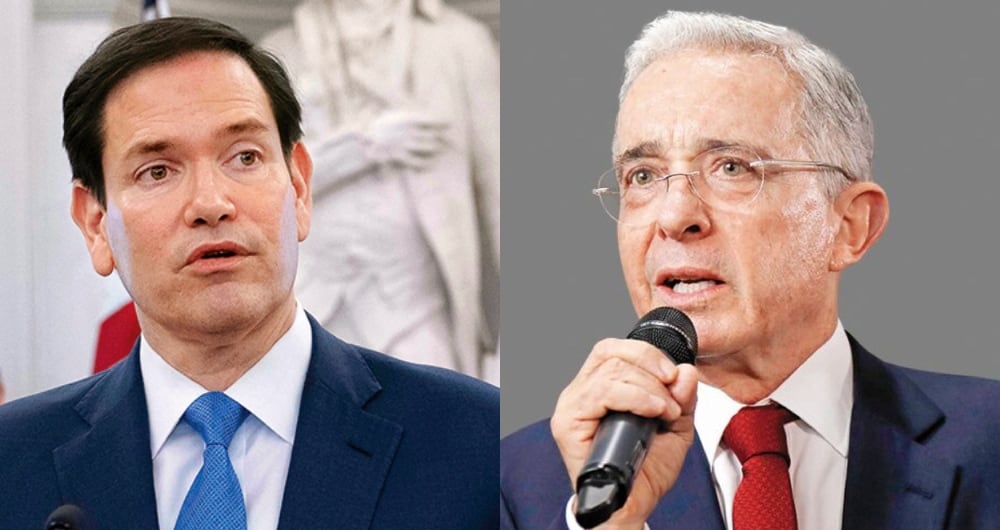 Marco Rubio y Álvaro Uribe