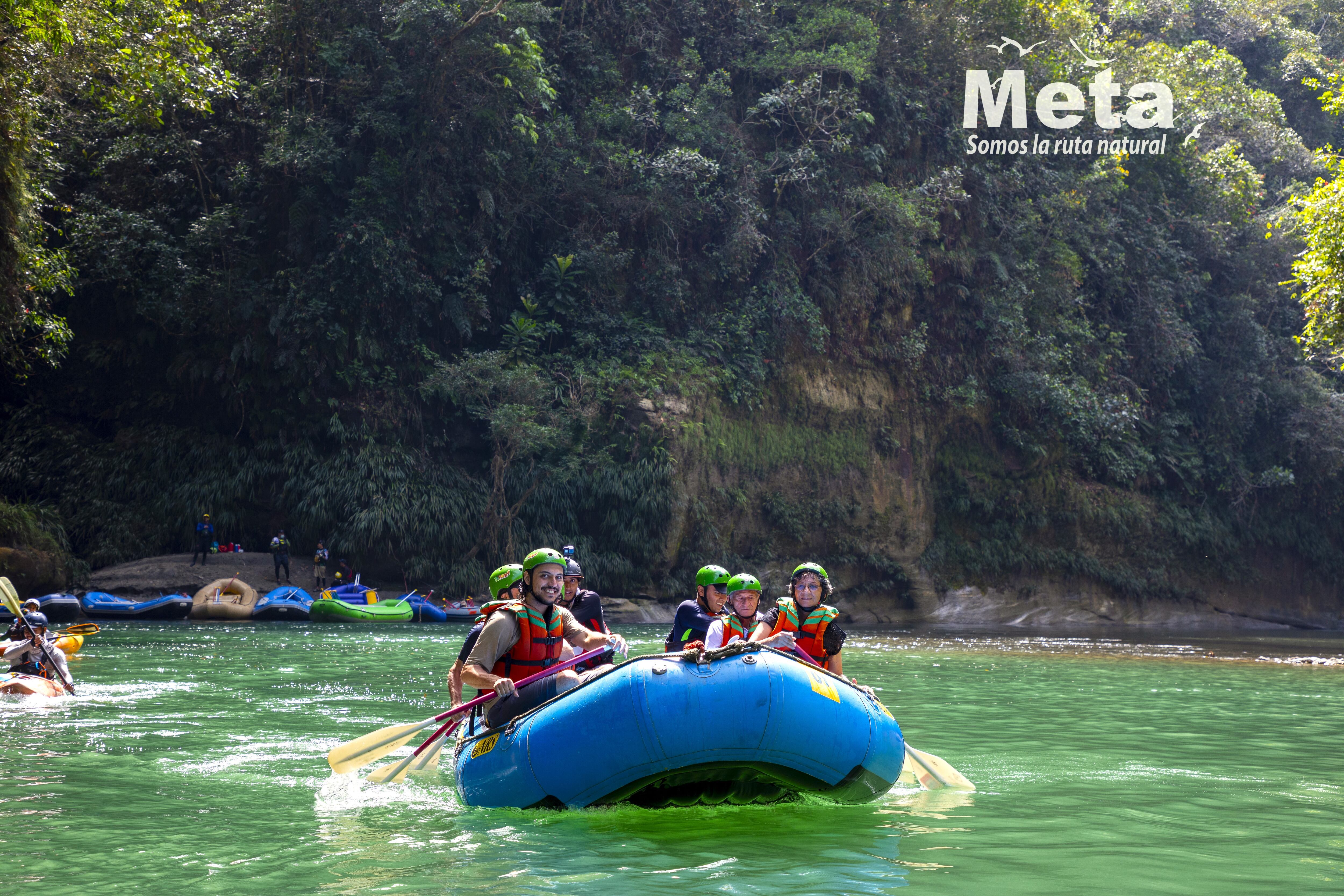 En este Cañón se desarrolla la modalidad de rafting en una travesía de 17.5 km entre formaciones rocosas milenarias que superan los 30 metros de altura.