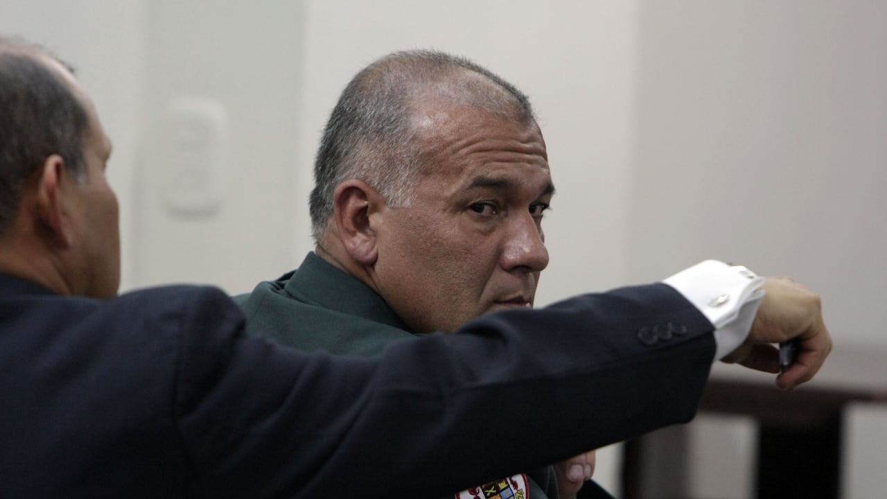 Audiencia al coronel Publio Hernán Mejía, procesado por presuntas alianzas con paramilitares, para cometer falsos positivos cuando fue comandante del batallón de La Popa en Valledupar.