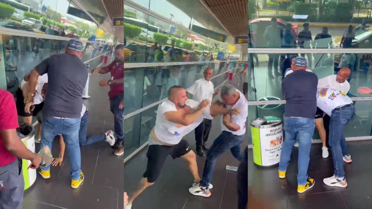 Pelea en el aeropuerto de Cartagena
