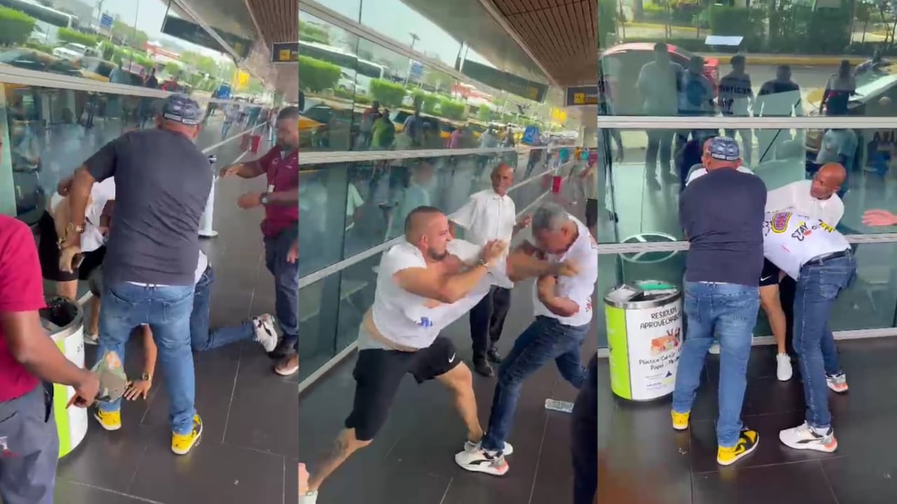 Pelea en el aeropuerto de Cartagena