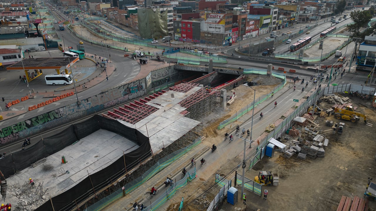 Sector Autopista Sur puente Venecia
Obras Bogotá Transmilenio avenida 68
Octubre 23 del 2023