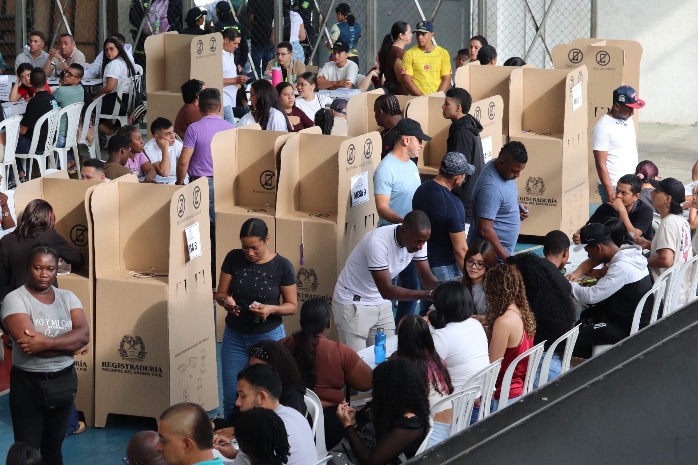 Canciones presidenciales 2026 puesto de votación colegio nuevo latir distrito de Agua Blanca Cali