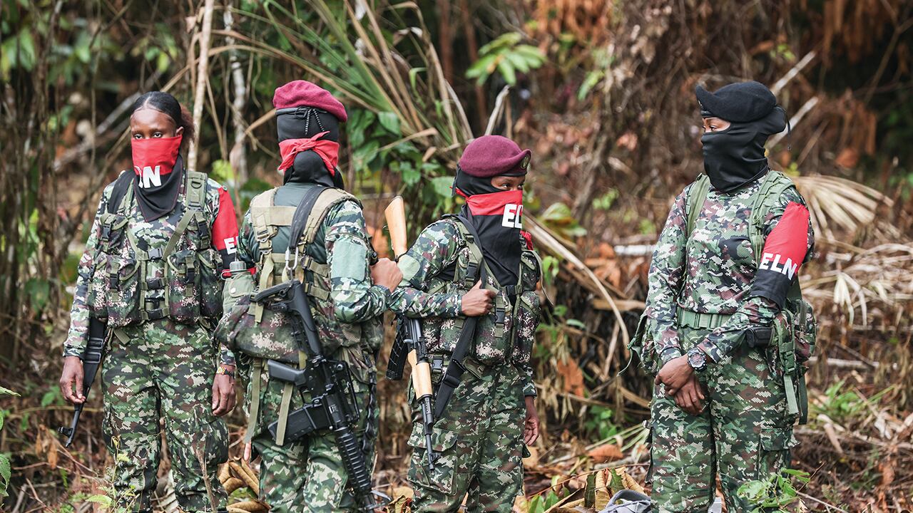 Guerrilleros del ELN.