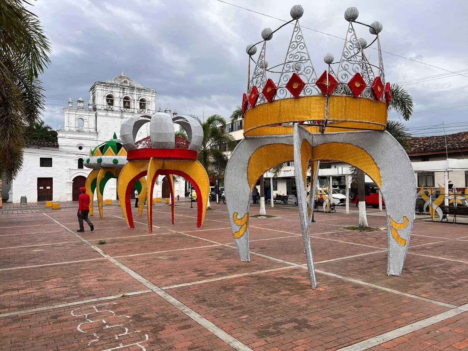Alumbrado navideño en Cartago, norte del Valle del Cauca