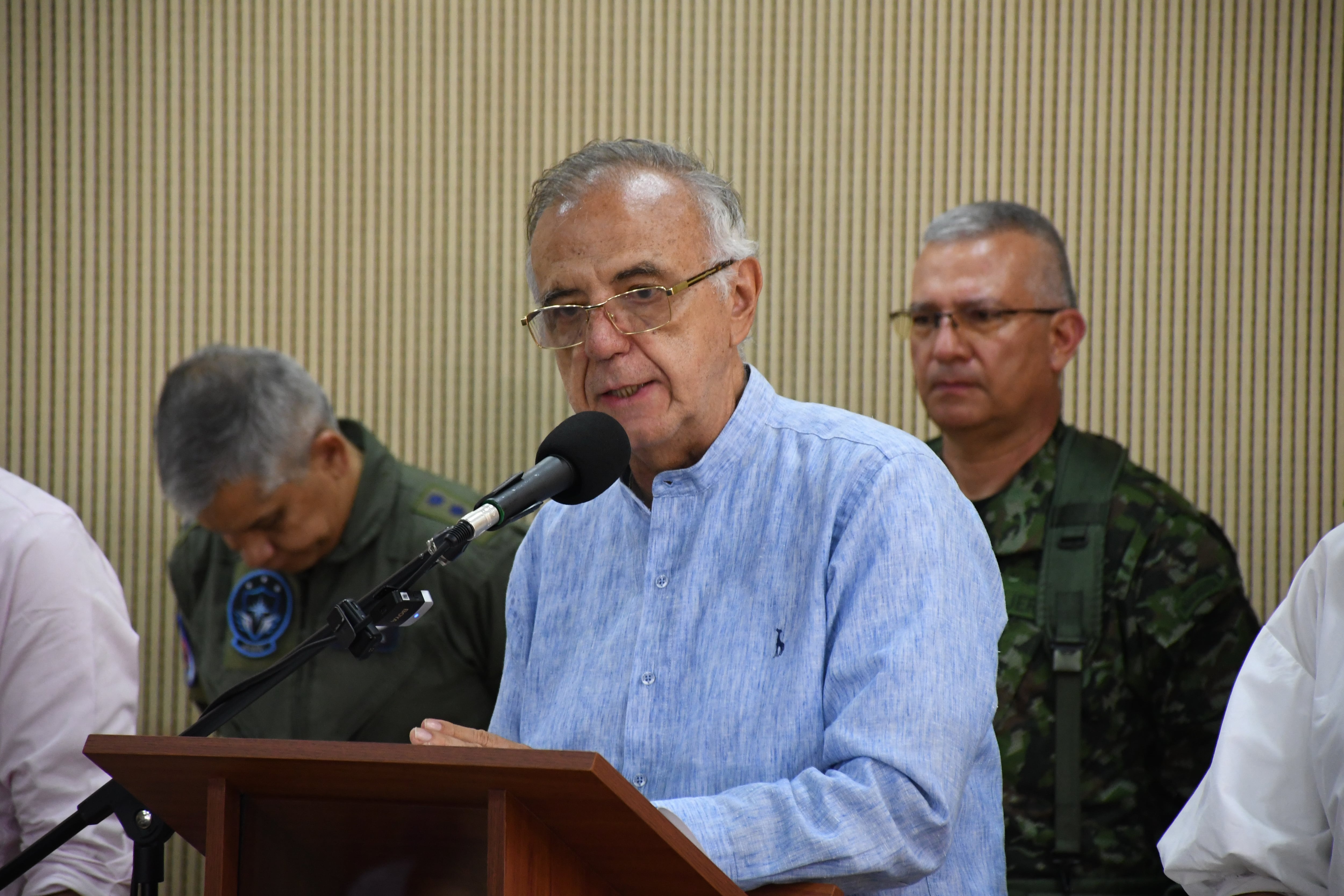 Cali: Rueda de prensa del Consejo de Seguridad Cop 16. Foto José L Guzmán. EL País