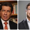 Presidente de Fedegán, José Félix Lafaurie y el senador, Gustavo Petro.