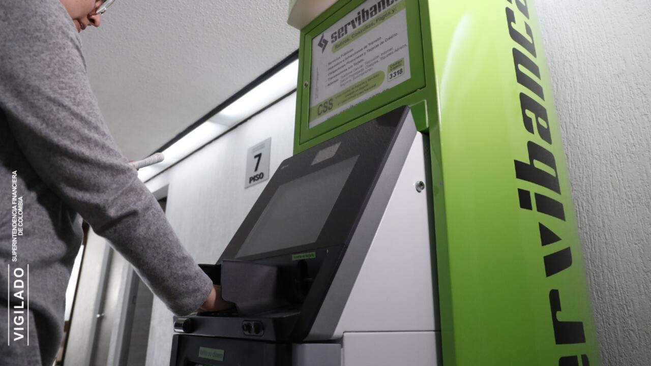 La red de cajeros Servibanca cuenta con más de 2.680 dispositivos ubicados en 791 ciudades y municipios del país.