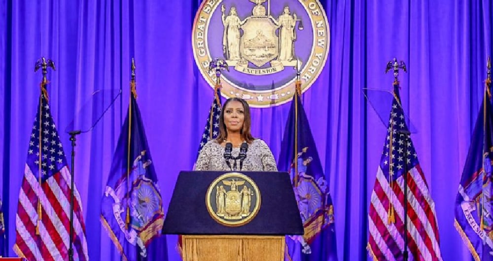 Letitia James, procuradora general de Nueva York.