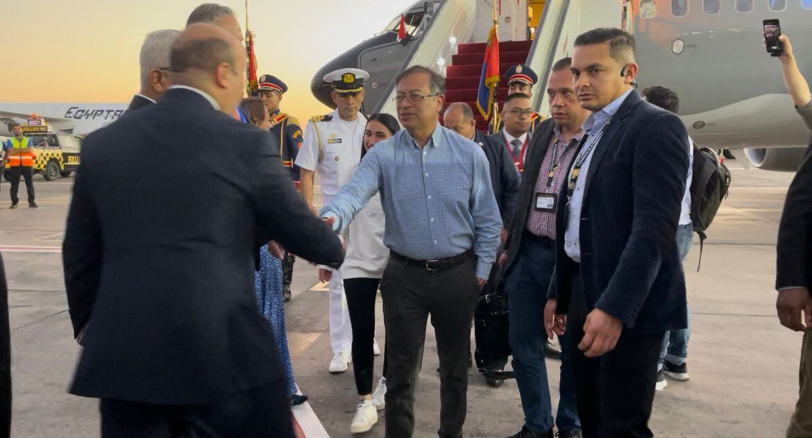 Presidente Petro llegó a Egipto y presentará en la COP27 “los 10 mandamientos” para combatir el cambio climático