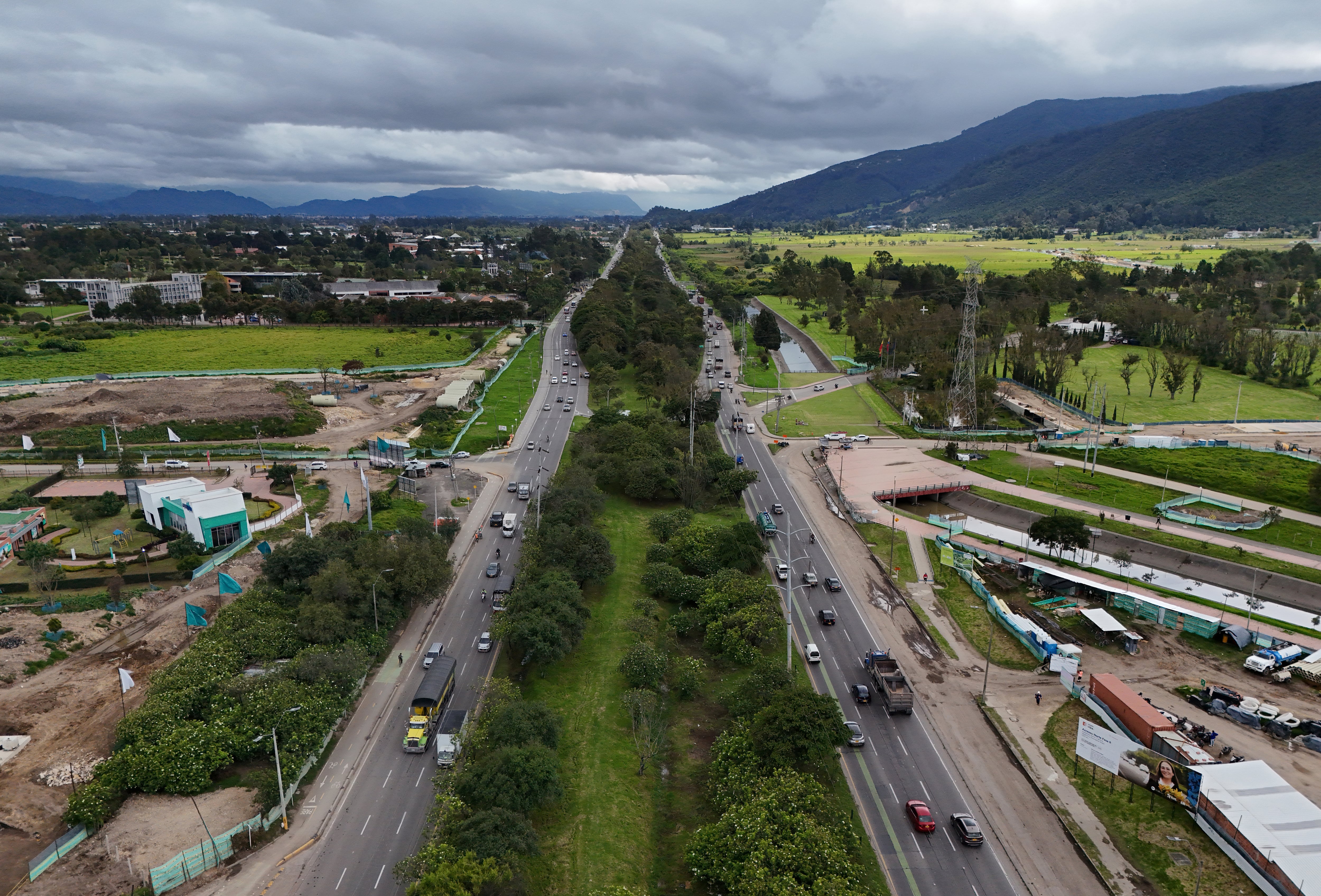 Autopista Norte de Bogotá con calle 193.