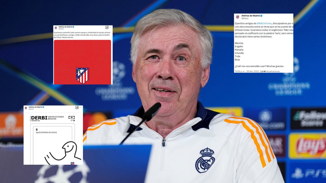 Carlo Ancelotti habló en rueda de prensa de cara al Real Madrid vs. Atlético por Champions.