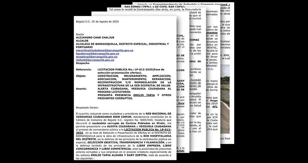 SEMANA revela los detalles de una nueva alerta sobre un contrato de 100.000 millones de pesos, en el que Tapia es señalado de ser el cerebro de la operación.