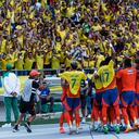 Colombia ganó en el Metropolitano con goles de Yerson Mosquera y James Rodríguez