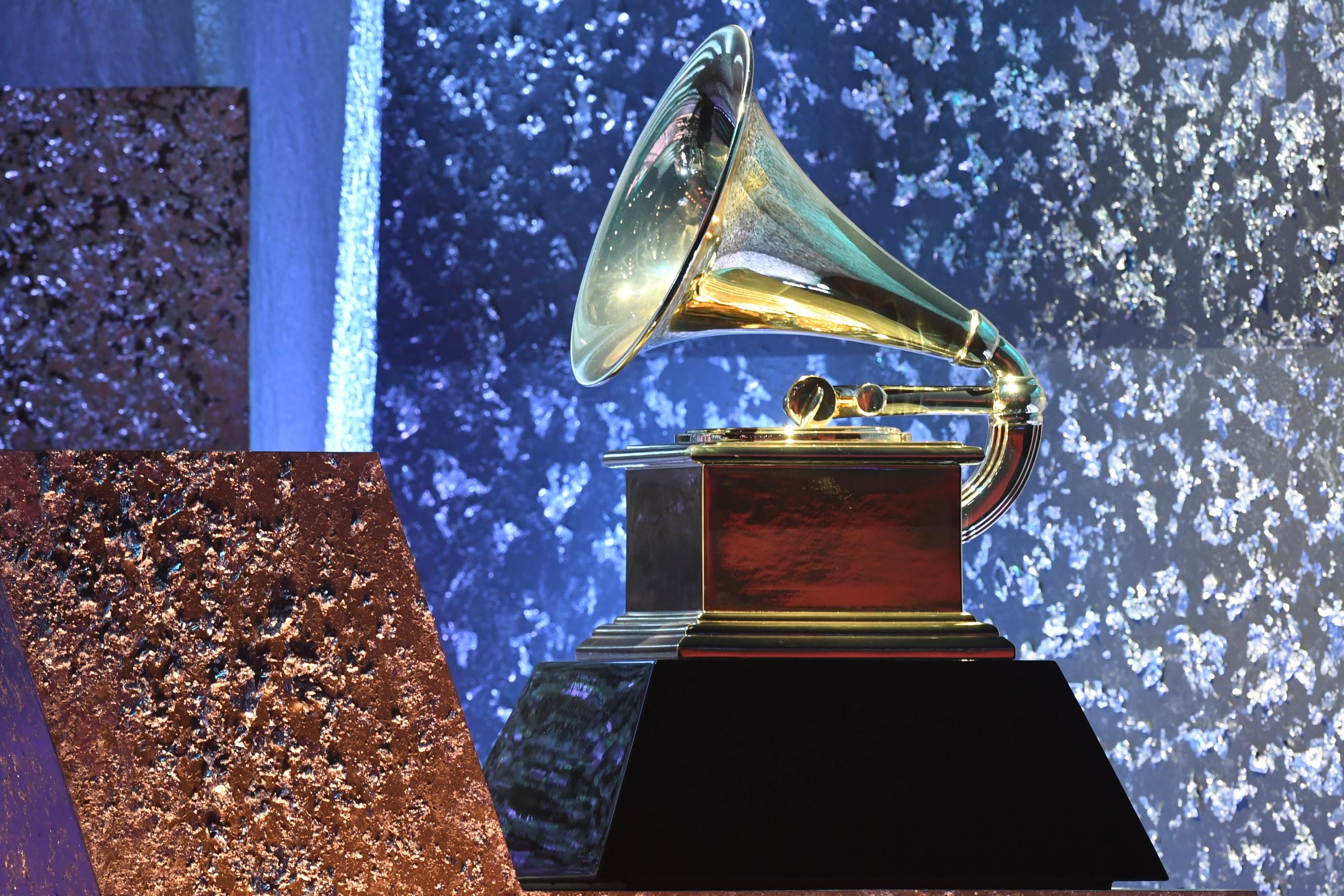 La codiciada estatuilla de los Premios Grammy. 