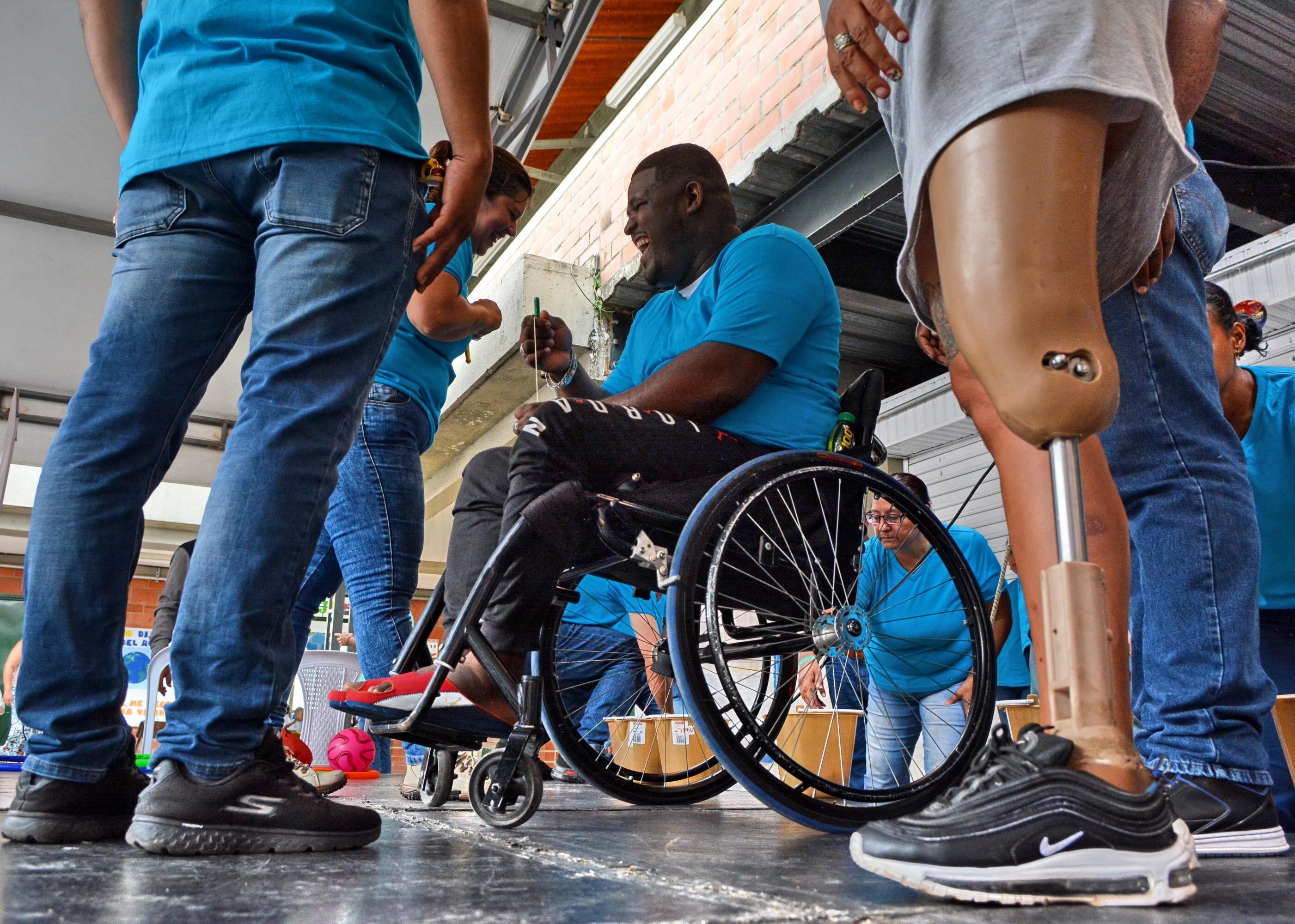 Exguerrilleros de las Farc.
Foto: Giancarlo Manzano / El País.