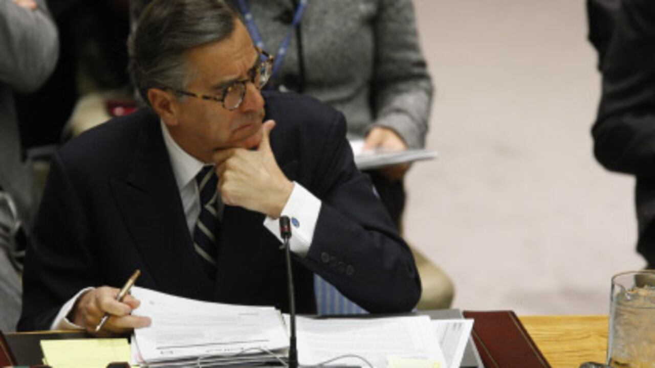 Néstor Osorio, embajador de Colombia ante la ONU, ha estado en las reuniones del Consejo de Seguridad en las que se discutió y aprobó la intervención armada en Libia.