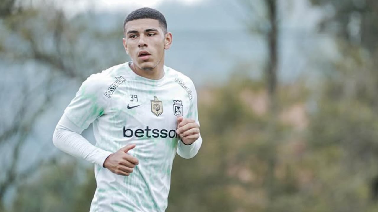 Emilio Aristizábal, delantero de Atlético Nacional.